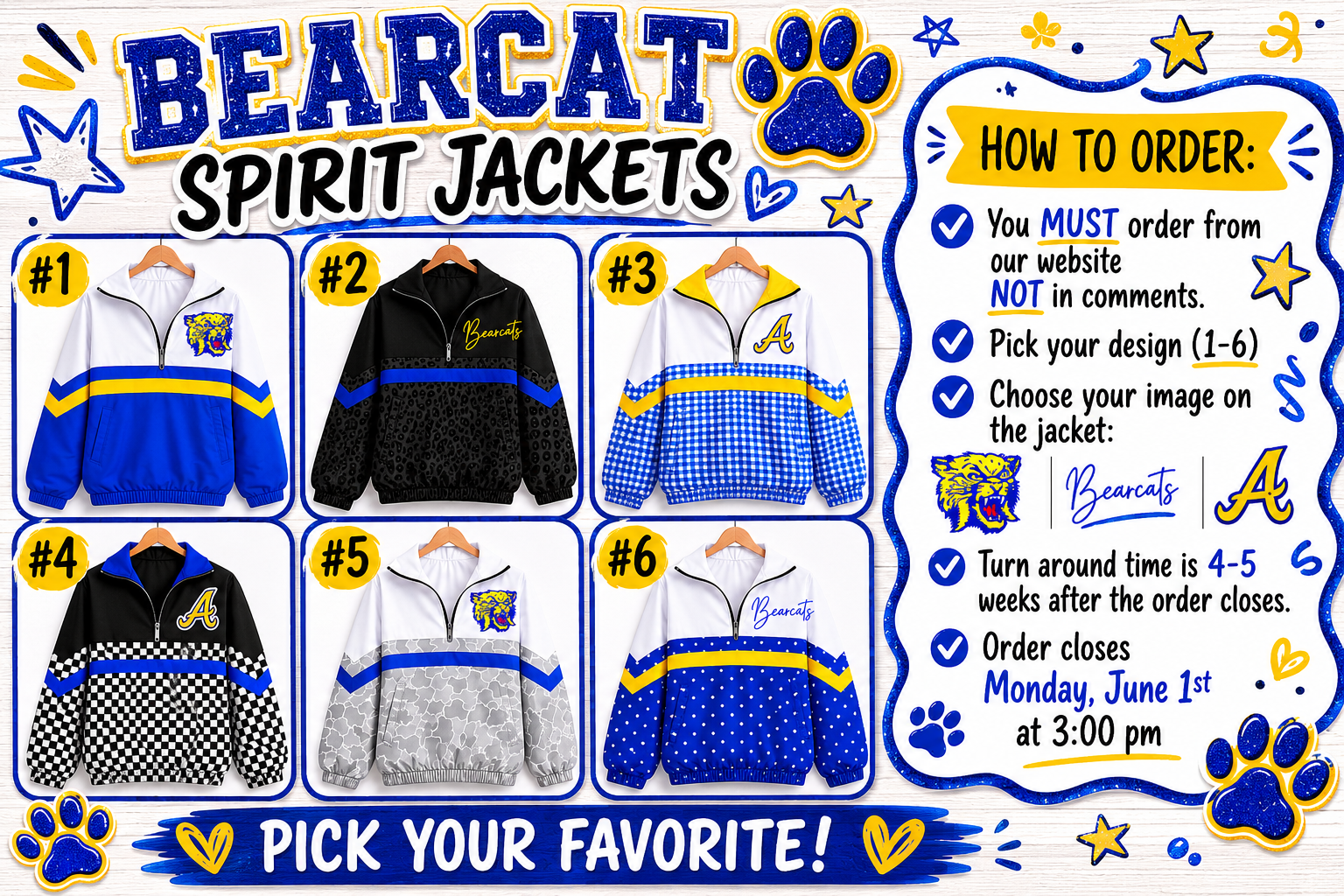 Bearcat Spirit Jackets