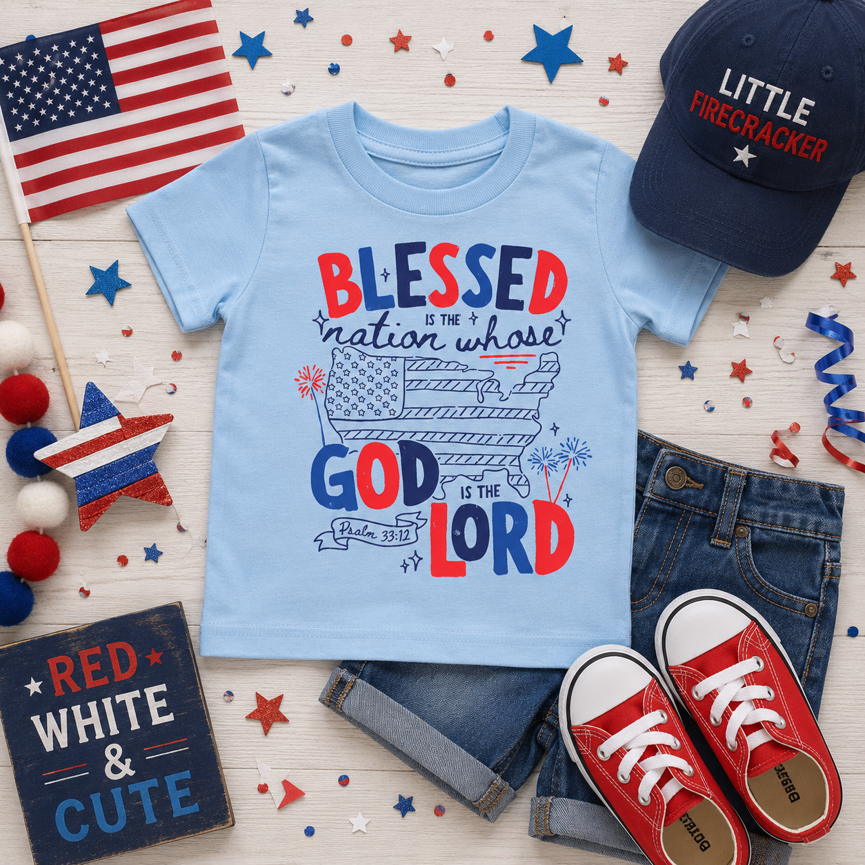 🇺🇸 Blessed Nation Tee ✝️