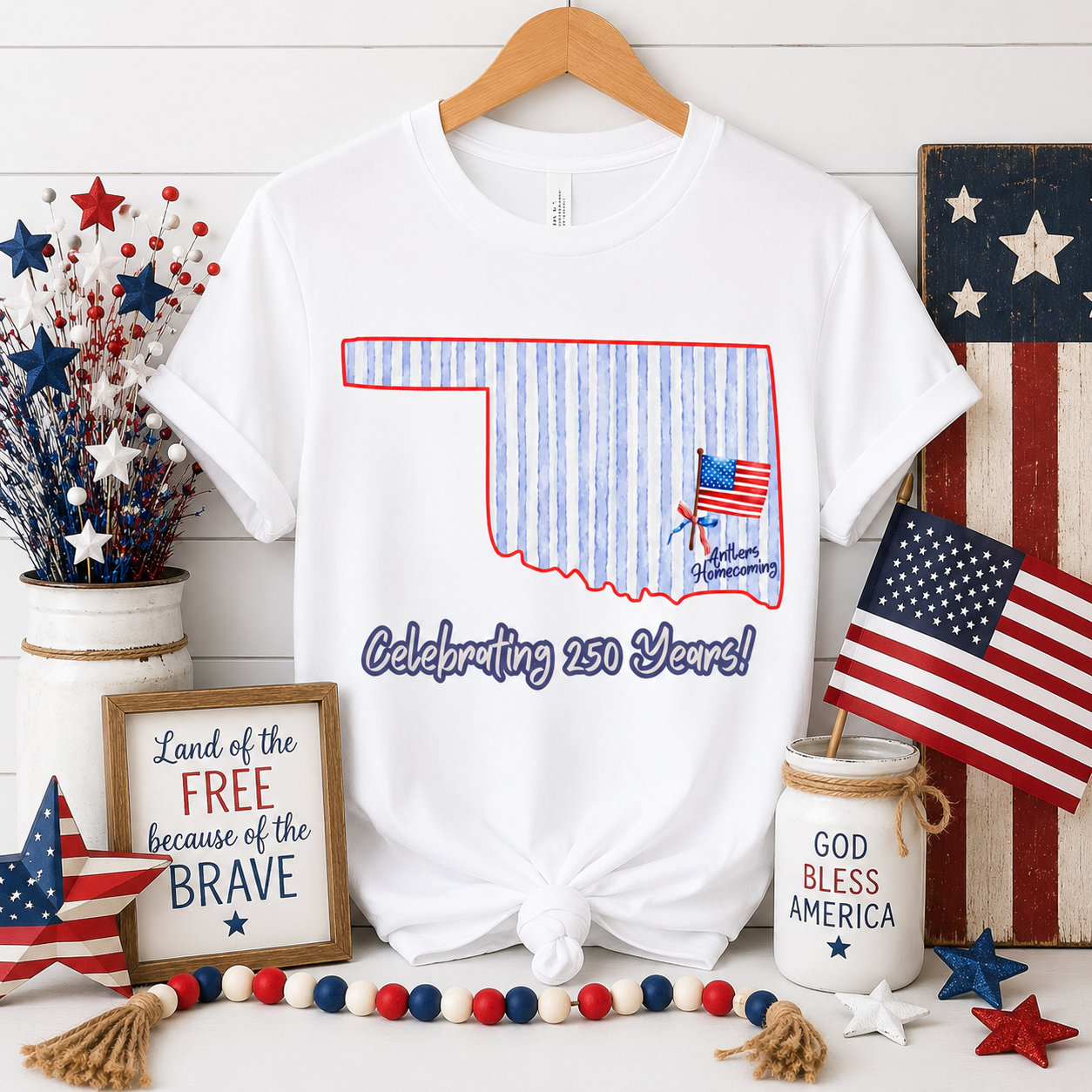 Antlers Homecoming 250th Celebration Tee
