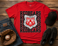 Redbears Camo Mascot Spirit Tee | Youth & Adult Baseball Fan Shirt