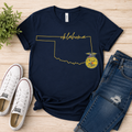 Oklahoma FFA Outline Tee | Navy Unisex T-Shirt