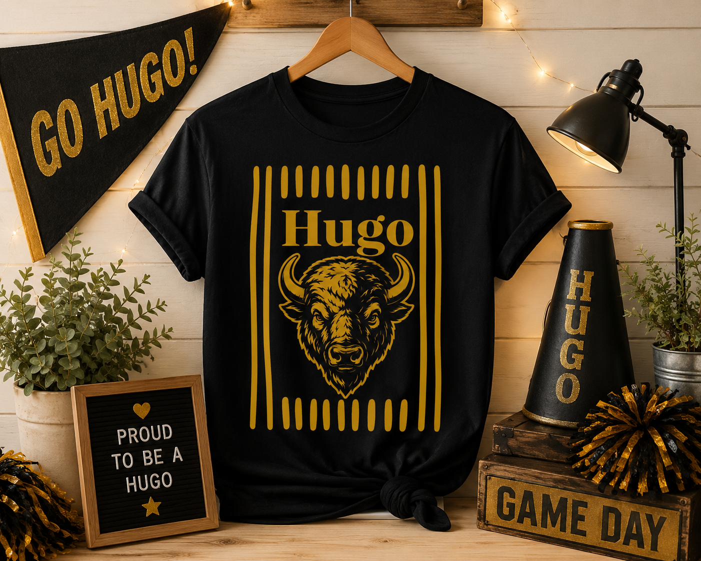 Hugo Buffalos Gold Pride Tee