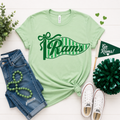 💚 Preppy Rams Pennant Spirit Tee