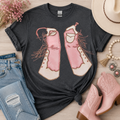 Pink Chaps Cowgirl Tee