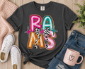 Rams Retro Coquette Spirit Shirt | Dark Gray Tee