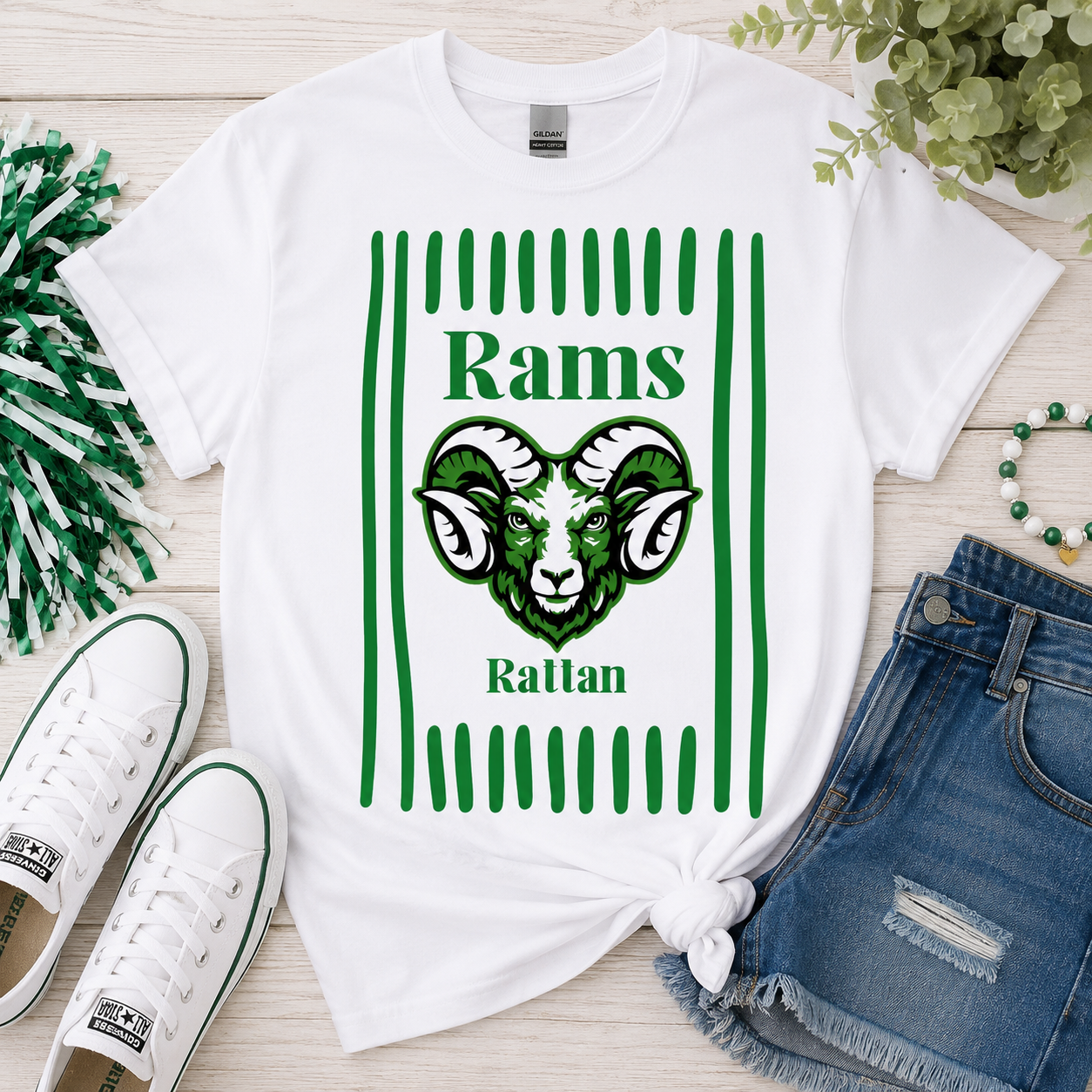 Rattan Rams Vintage Spirit Tee