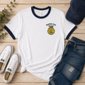 Soper FFA Ringer Tee | Classic White & Navy School Spirit Shirt