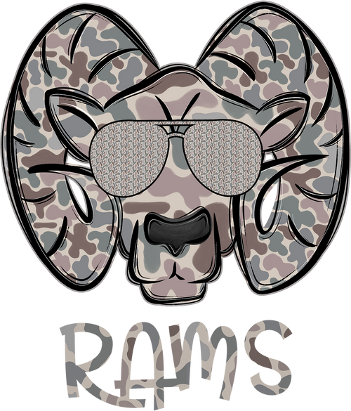 Camo Mascot Collection | Custom School Spirit Tee