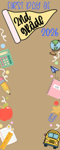 ersonalized First Day of School Teacher Banner | Custom 2' x 5' Classroom Photo Banner