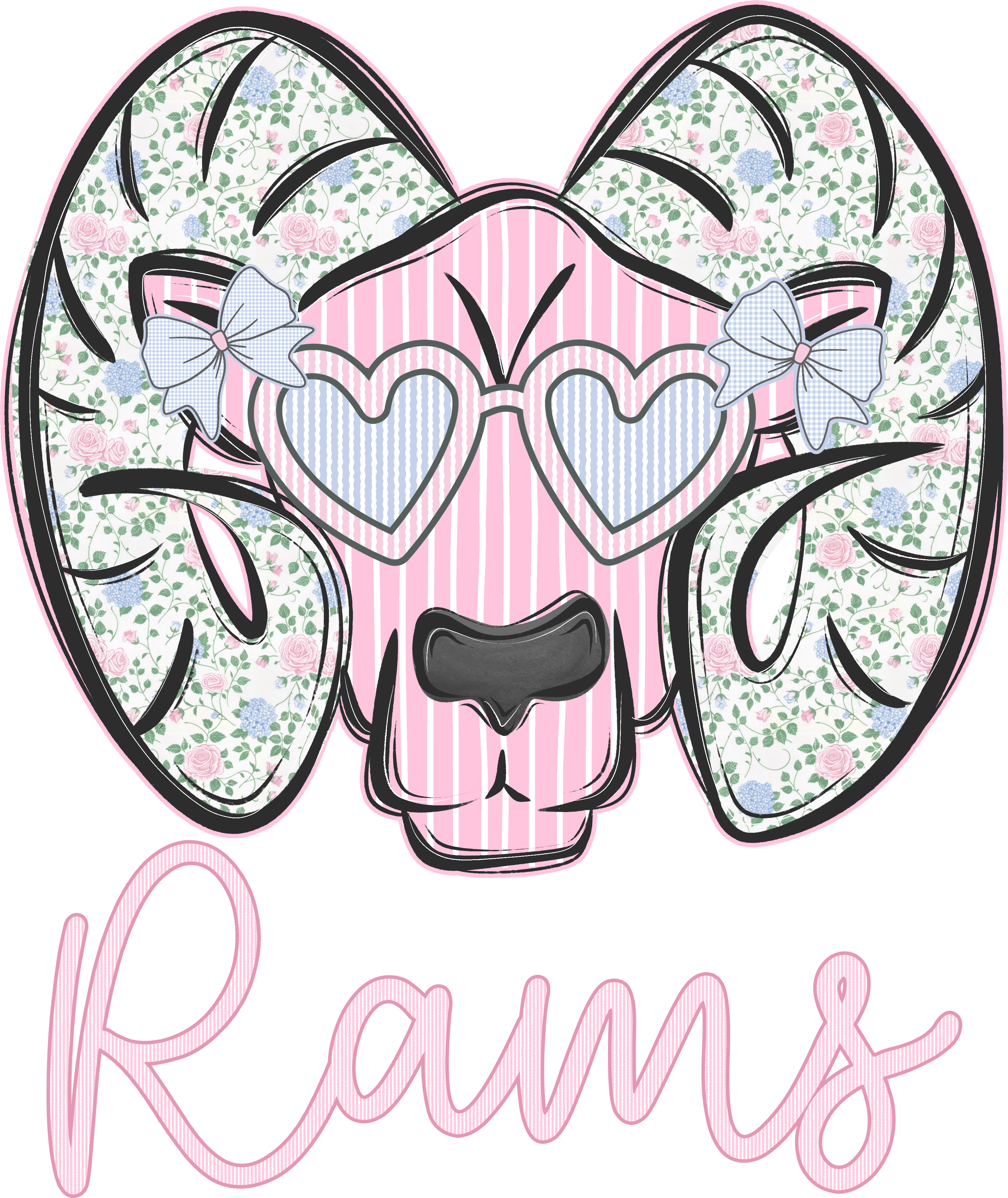 Grandmillennial Mascot Collection | Custom School Spirit Tee