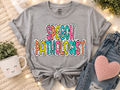 Speech Pathologist Bright Doodle Tee