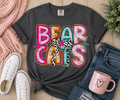 Bearcats Retro Coquette Spirit Shirt | Dark Gray Tee