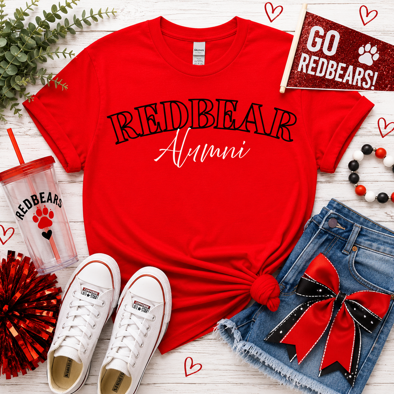 ❤️ Redbears Alumni Spirit Tee