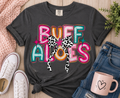 Buffaloes Retro Coquette Spirit Shirt | Dark Gray Tee