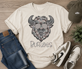 Buffalos Camo Sunglasses Spirit Tee | Neutral School Pride Graphic Shirt