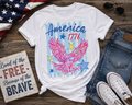 🦅🇺🇸 America 1776 Neon Eagle Tee 🇺🇸🦅