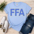 Preppy FFA Polka Dot Spirit Tee | Light Blue Unisex T-Shirt